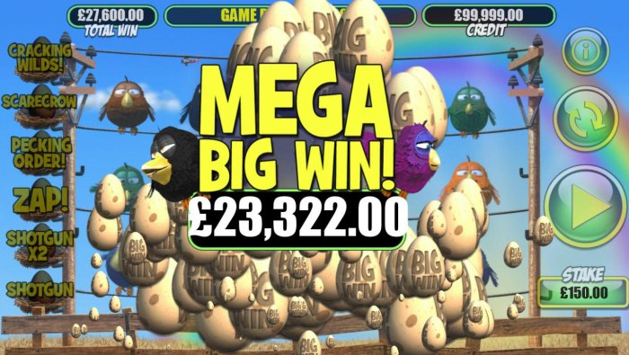 A 27,600 coin mega win awarded player by All Online Pokies