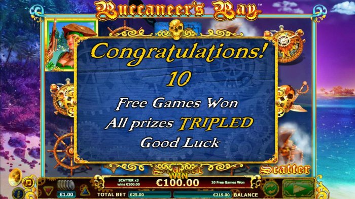 10 Free Games awarded with all prizes tripled. by All Online Pokies