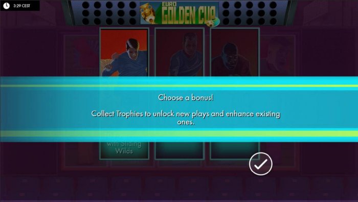 Choose a Bonus! Collect trophies to unlock new plays and enhance existing ones. - All Online Pokies