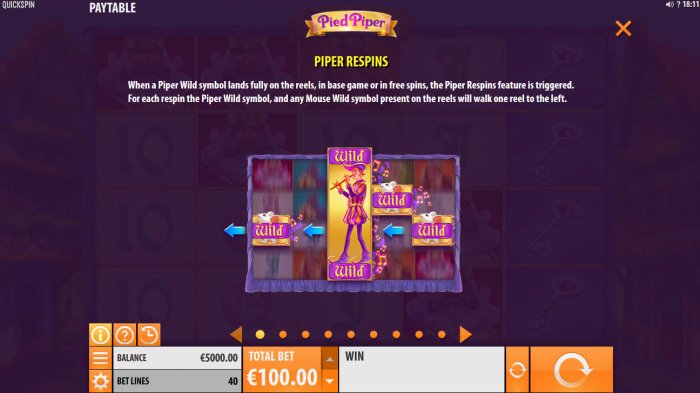 All Online Pokies - Piper Respin Rules