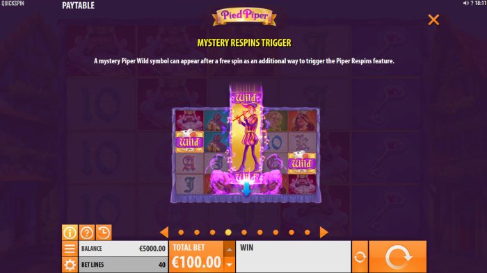 All Online Pokies image of Pied Piper