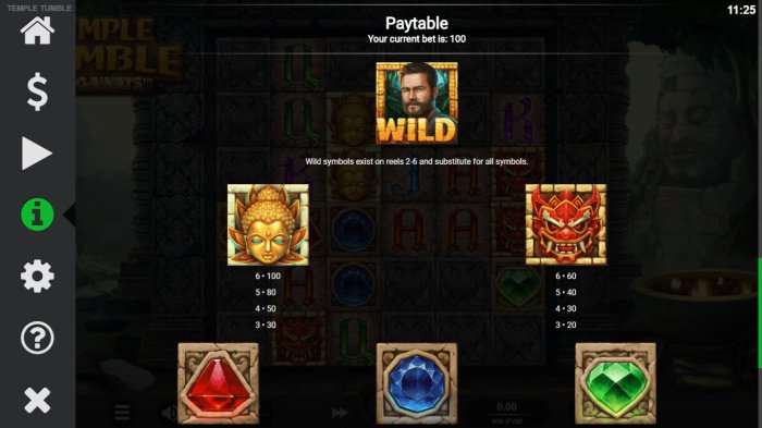Temple Tumble by All Online Pokies