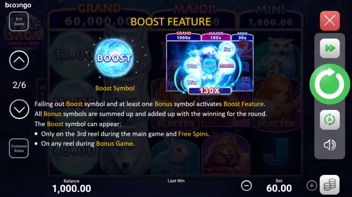 All Online Pokies image of Wolf Saga Hold and Win