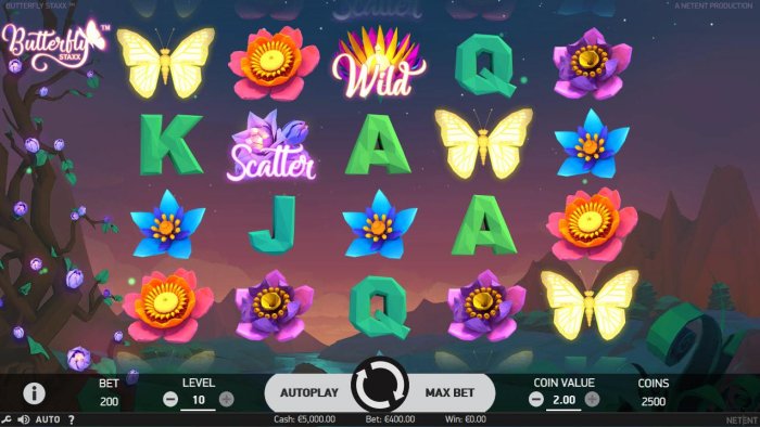 Butterfly Staxx by All Online Pokies