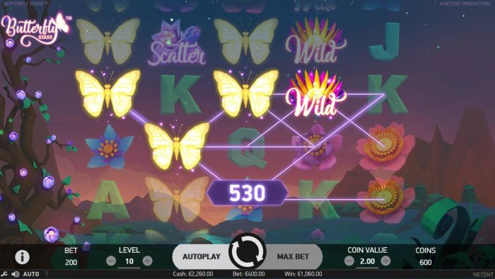 All Online Pokies image of Butterfly Staxx
