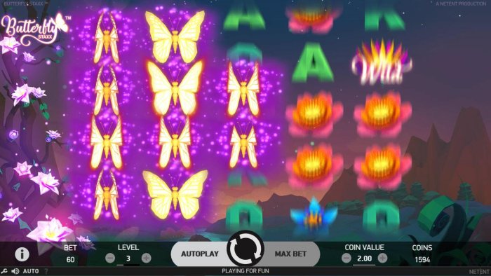 All Online Pokies image of Butterfly Staxx