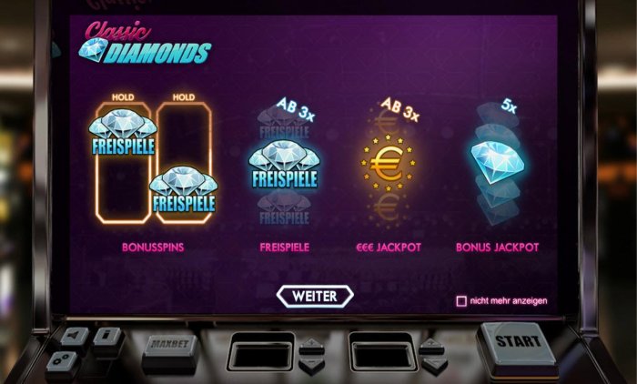 All Online Pokies - Game features include: Bonus Spins, Free Spins, Euro Jackpot and Bonus Jackpot