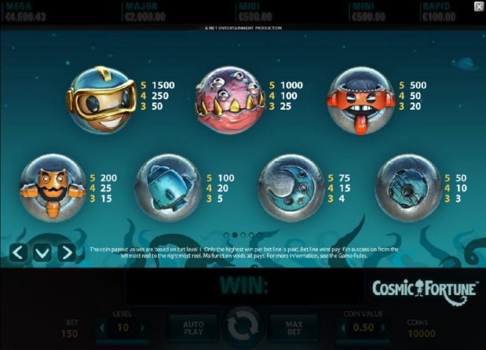Cosmic Fortune by All Online Pokies