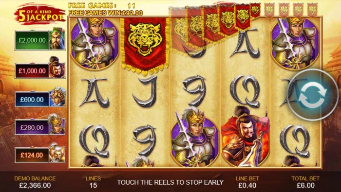 All Online Pokies - Collect tiger symbols during the free spins feature. Once you have collected five tiger symbols the free games portion will end.