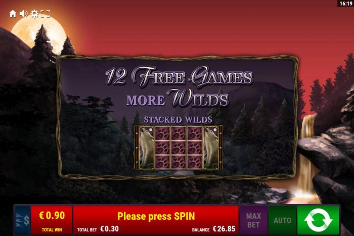All Online Pokies image of Night Wolves