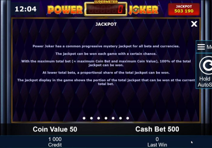 All Online Pokies - The game features a progressive jackpot that can be won each game with a certain chance.