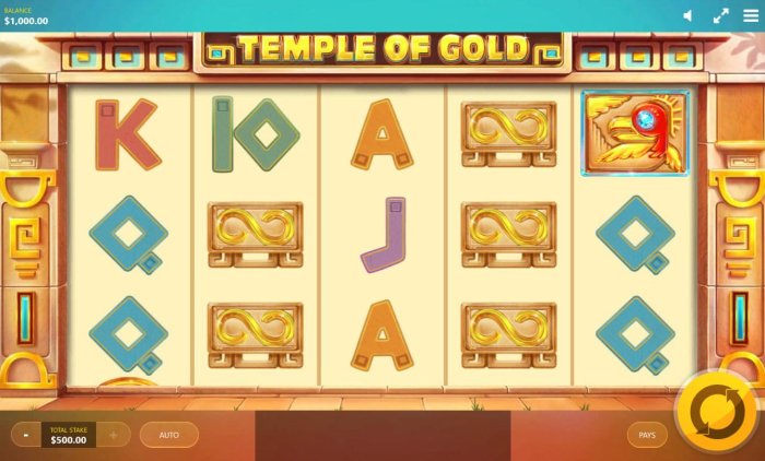 All Online Pokies image of Temple of Gold