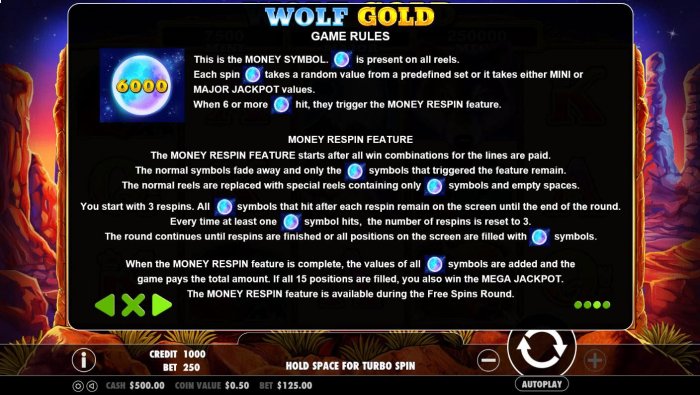 All Online Pokies - The moon is the games money symbol and is present on all reels. When 6 or moree money symbols hit, they trigger the Money respin feature. The progressive jackpots can be won during the Money respin feature.