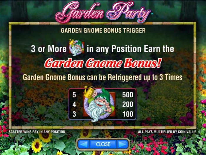 garden gnome bonus trigger - All Online Pokies