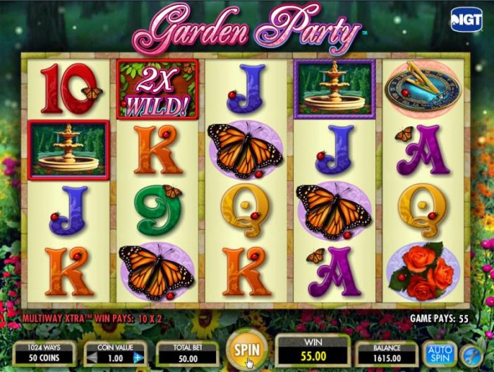 here is an example of a 2x wild jackpot by All Online Pokies