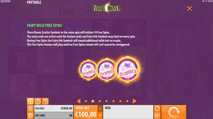 All Online Pokies image of Fairy Gate
