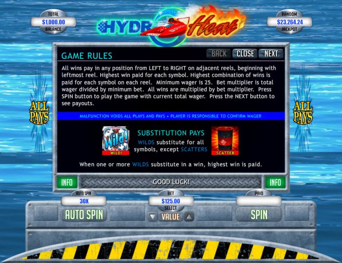 Hydro Heat screenshot