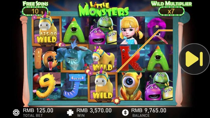 All Online Pokies image of Little Monsters