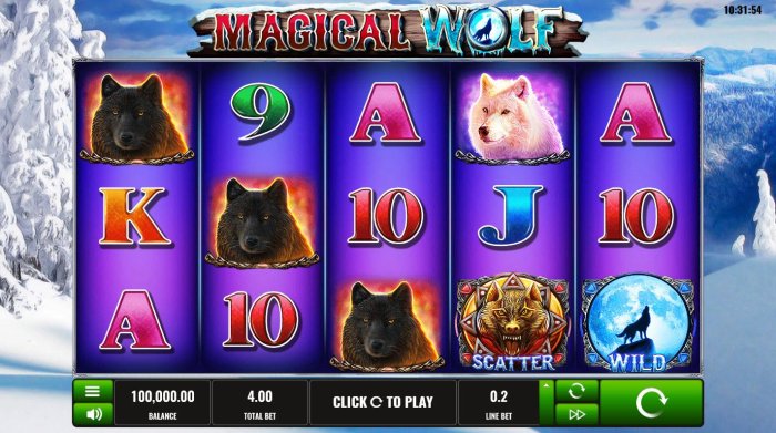 All Online Pokies image of Magical Wolf