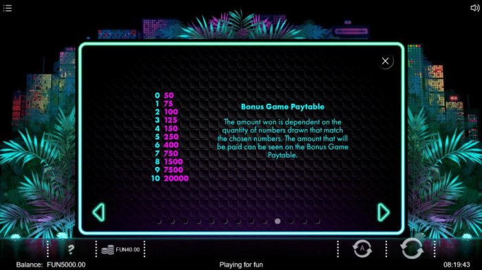 Bonus Game Rules - Continued - All Online Pokies