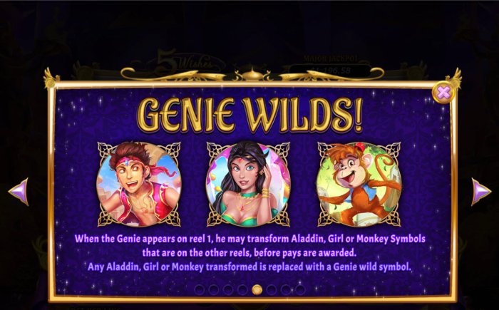 All Online Pokies image of 5 Wishes