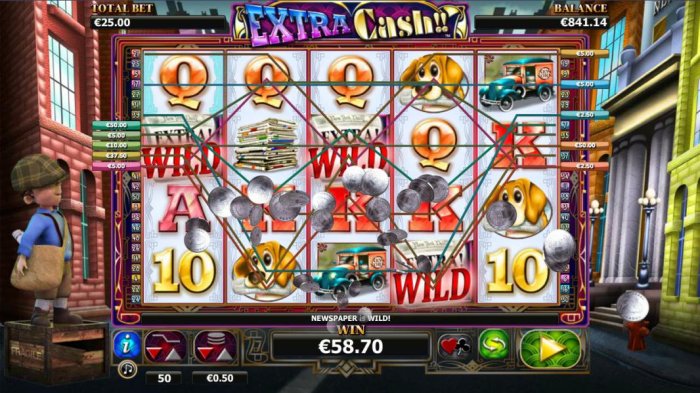 A $142 jackpot triggered by multiple winning paylines - All Online Pokies