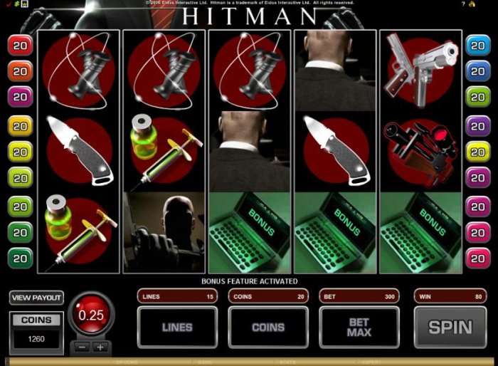 All Online Pokies image of Hitman