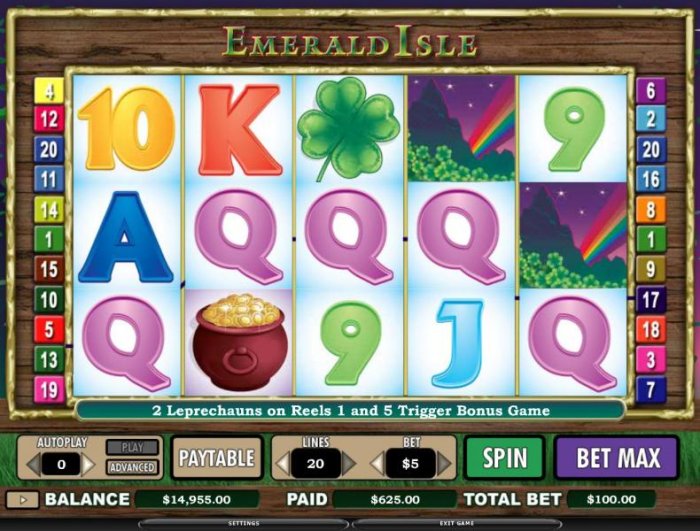 Emerald Isle by All Online Pokies