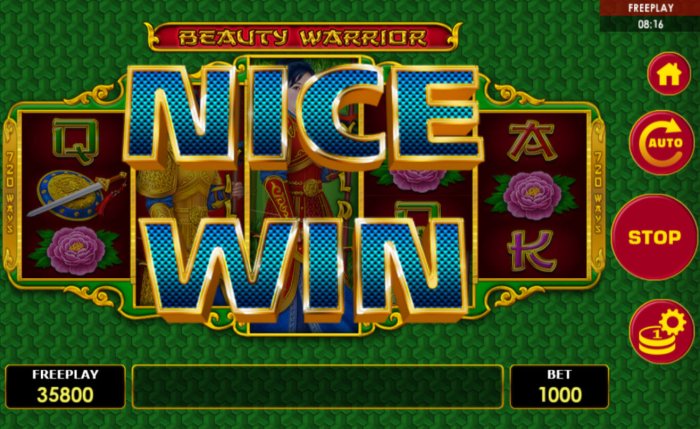 Beauty Warrior by All Online Pokies