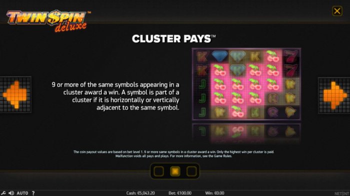 All Online Pokies - Cluster Pays