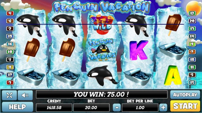 Penguin Vacation by All Online Pokies