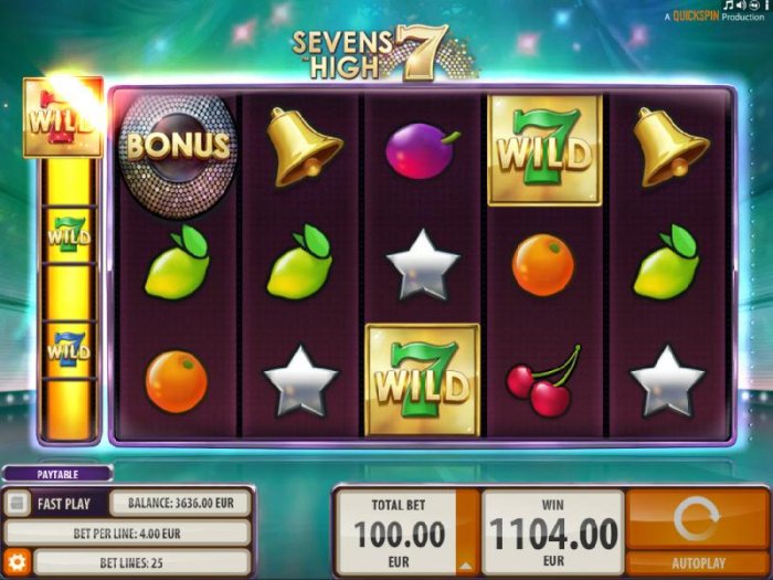 Sevens High by All Online Pokies