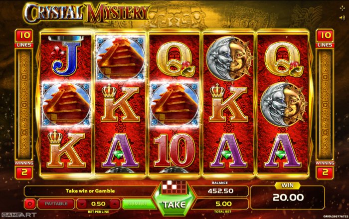 All Online Pokies image of Crystal Mystery