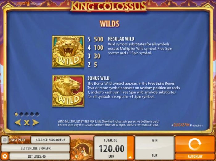 All Online Pokies image of King Colossus