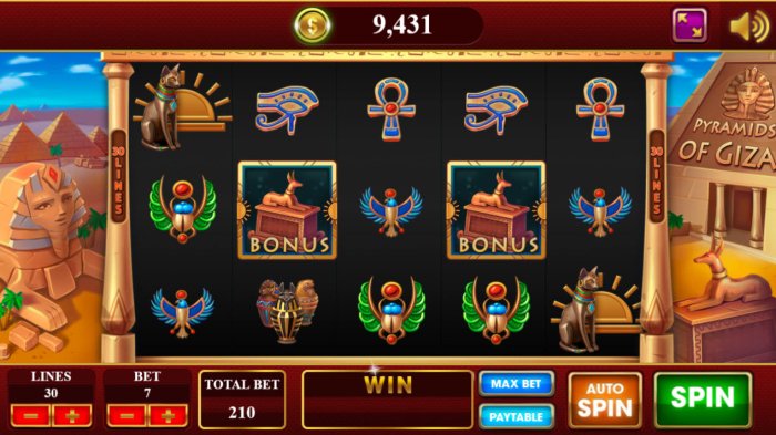 Pyramids of Giza by All Online Pokies