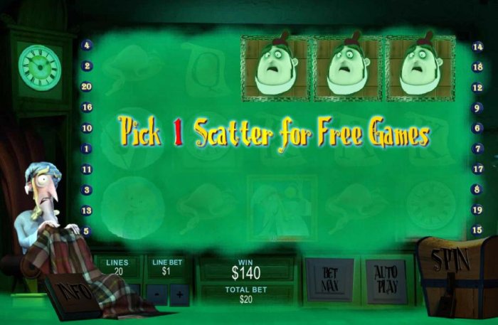 Pick 1 scatter for free games - All Online Pokies