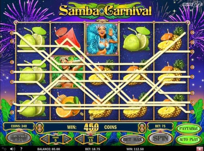 Samba Carnival by All Online Pokies