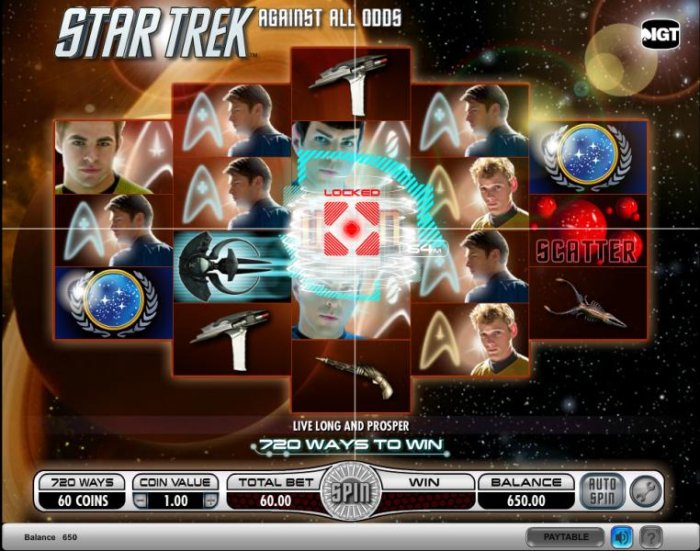 Star Trek - Against All Odds pokie game energizing scatter locked symbol - All Online Pokies