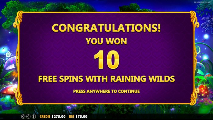 10 Free Games Awarded - All Online Pokies