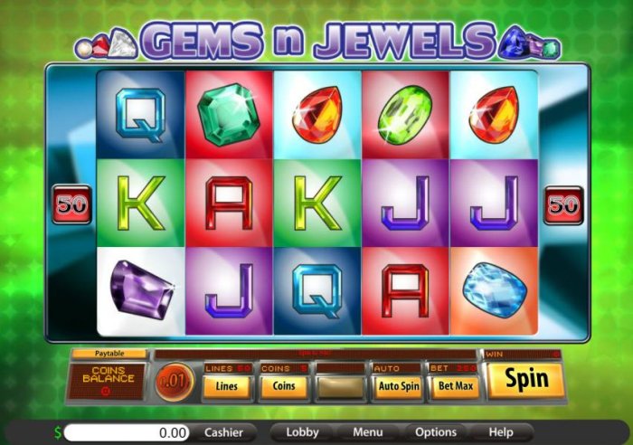 Gems n Jewels by All Online Pokies