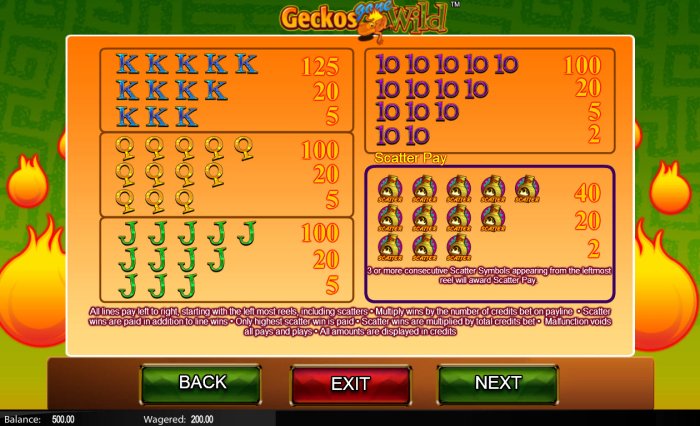Geckos Gone Wild screenshot