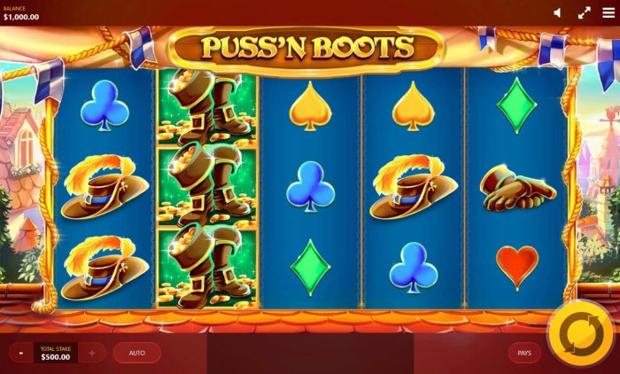 Main game board featuring five reels and 20 paylines with a $25,000 max payout. by All Online Pokies