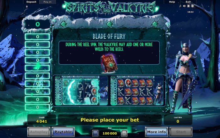 All Online Pokies image of Spirits of Valkyrie