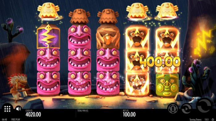 Sleeping wilds trigger multiple winning paylines leading to a 400.00 payout. by All Online Pokies