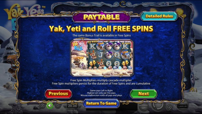 All Online Pokies - Free Spins Rules