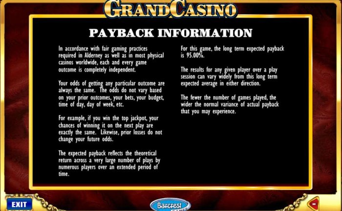 All Online Pokies image of Grand Casino