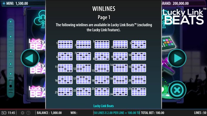 All Online Pokies image of Lucky Link Beats