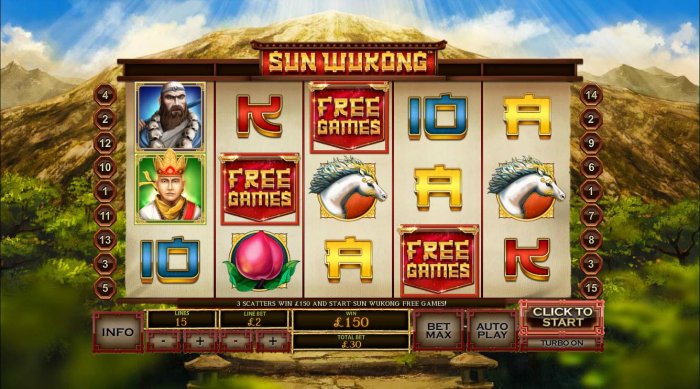 Landing three scatters anywhere on the reels triggers the free games feature. - All Online Pokies