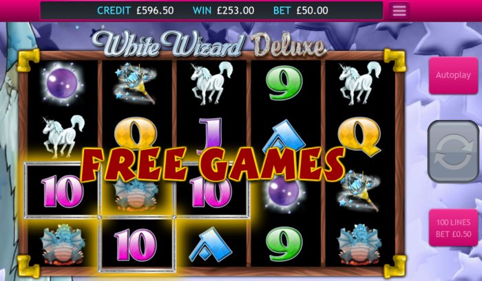 All Online Pokies image of White Wizard Deluxe