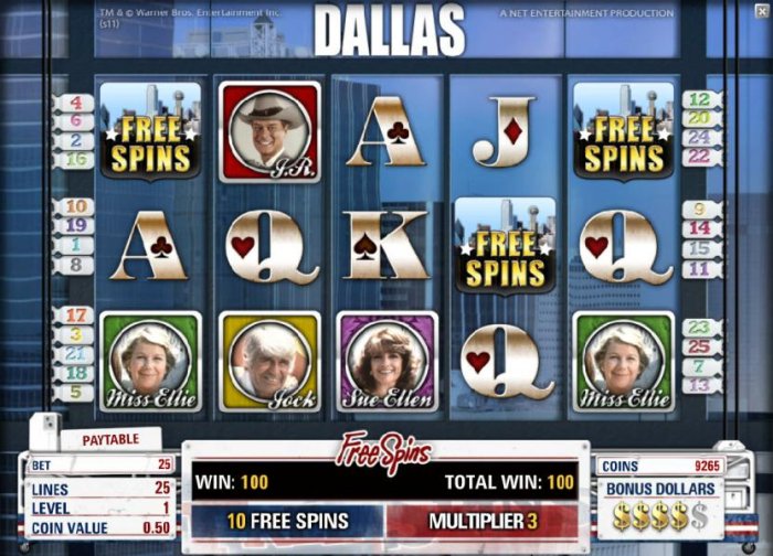 All Online Pokies image of Dallas